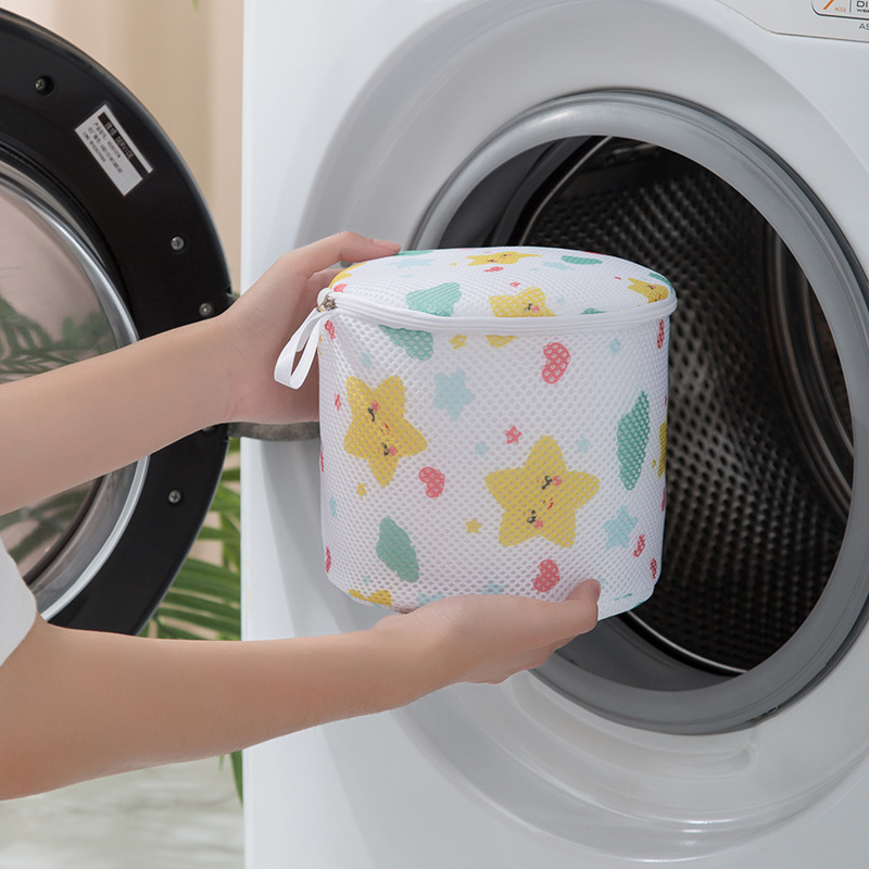 Heat transfer printing full page printing laundry bag washing machine special anti deformation fine mesh bag mesh bag underwear care bag customization