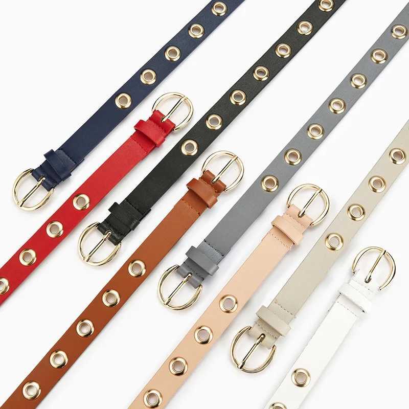 Punk Rock Belts for Women Luxury Brand Vintage High Quality Wan Waistband Fashion Studded Rivet Waist Working Strap DT143 X2506141