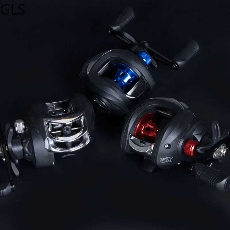 Baitcasting Fishing Reel 8KG Max Drag With Brake ft/Right Hand Fishing Coil Carretilha Pesca carretilha de pescaXJ241209