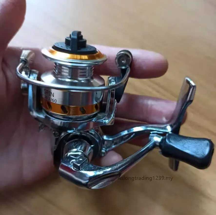 Best Full Metal Mini Fishing Reel Small Size Spinning Reels All metal Spool Wheel Ice Raft Lure Bait Casting Wheels TackXJ241209