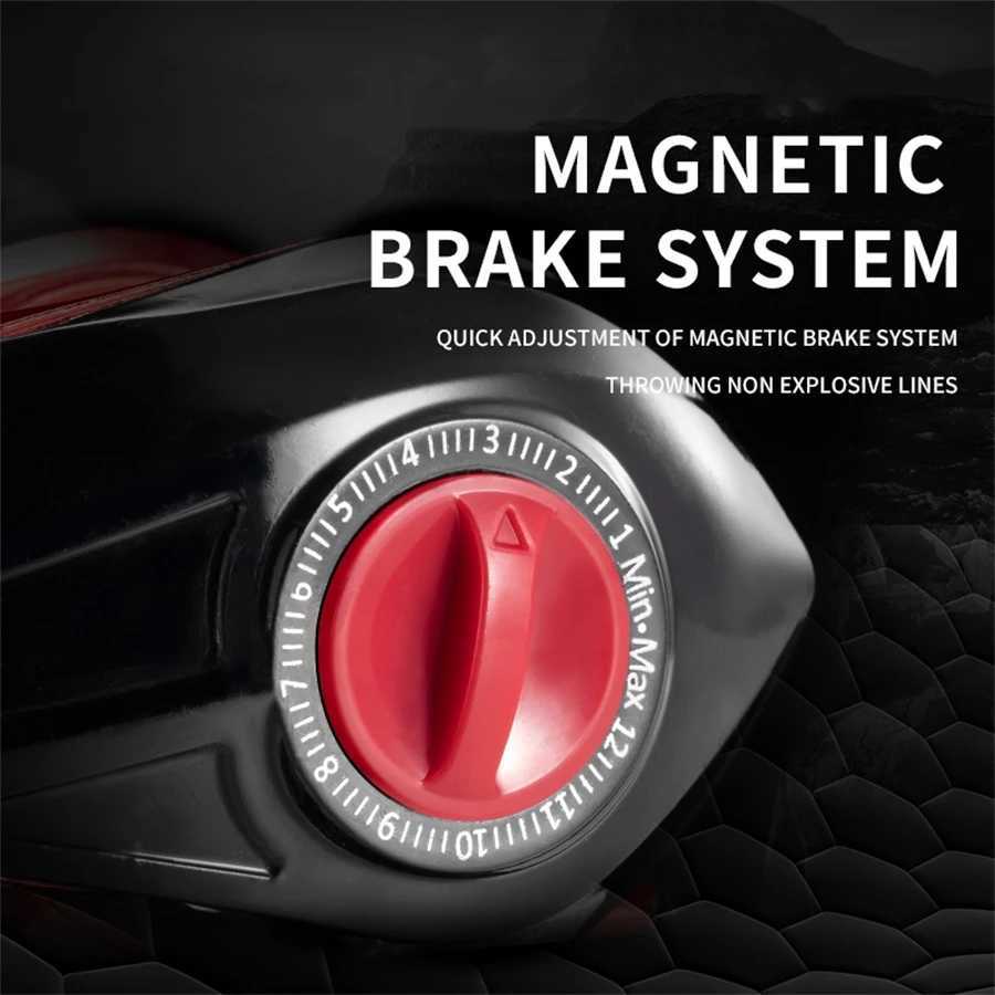 BR Baitcasting Reel Casting Fishing Reel Baitcaster Smooth HS Freshwater Fishing GearXJ241209