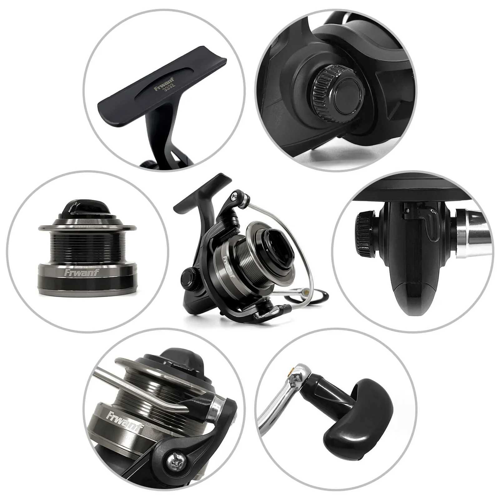 Saltwater-proof Spinning Fishing Reel Shallow Spool 5.0 1 Max Drag 10kg max drag 8BB Bass Pike Fishing For Carp fishing WheelXJ241209