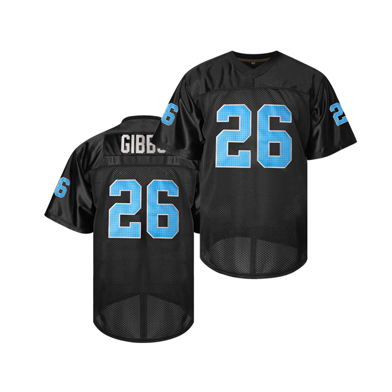 #14 #26 Men's Comfy V-Neck Football Jerseys Mesh Embroidery For Training And Competition Breathable Moisture-Wicking Short Sleeve Top for Active 