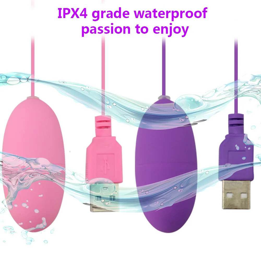 Man Nuo egg vibrator G-Spot Vibrators 18 Sex Adult Toys for Women USB Vibrating Egg Clitoris Stimulator Vaginal Massage Ball 241209