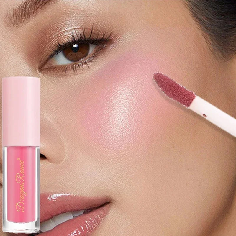 8 Colors Liquid Blush Waterproof Sweatproof Brighten Cheeks Rouge Nude Color Matte Contouring Powder Blusher Liquid Face Makeup 241209