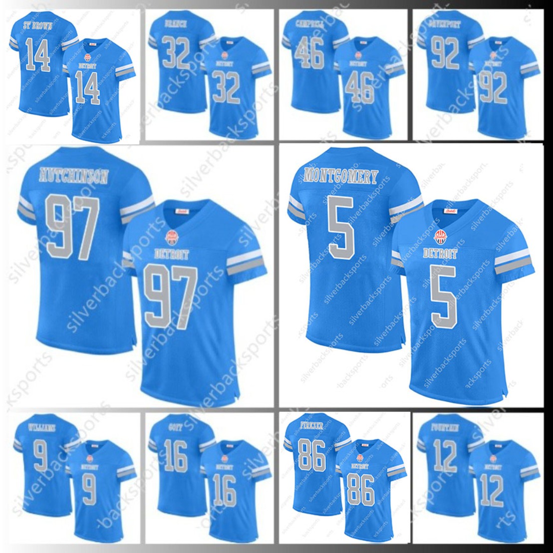 Adan U T C H I S O N Men/Youth/Women Custom 97 Idan 32 Andre 70 Dan 88 T.J. 58 Penei shxinet All ed Name Any Number Football Jersey This baseball unif