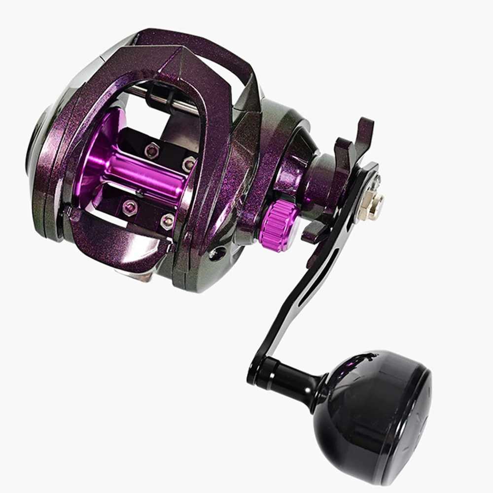 12KG Max Drag Baitcasting Reel 5.3 1 Fishing Wheel Wide-body Long-range Dropt Wheel for Sea/ Boat Fishing Baitcast Reels PescaXJ241209