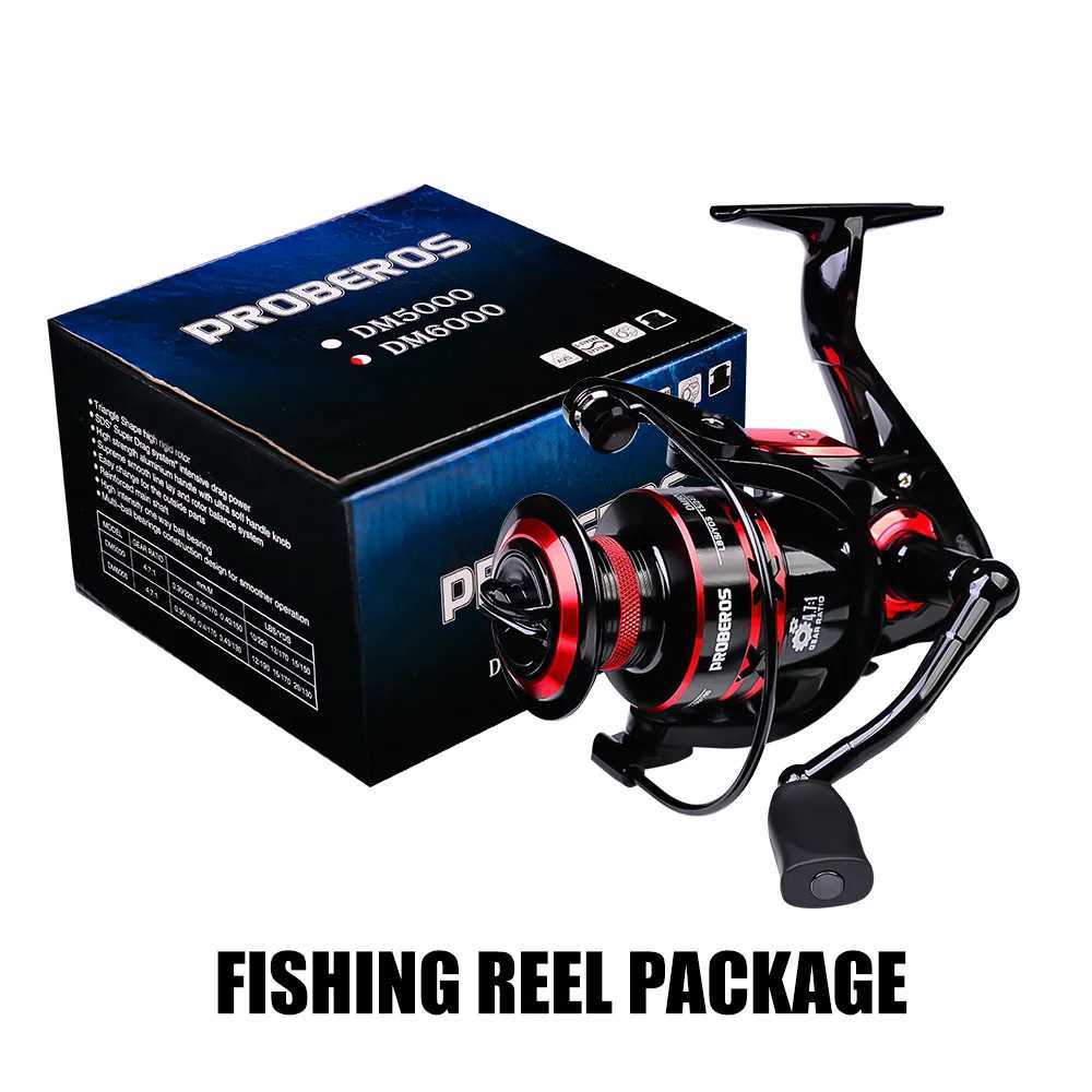 Fishing Reels DM1000-8000 Series High-Speed Spinning Reel Max 23kg Drag Durab Fishing Tack for Freshwater Saltwater AnglingXJ241209