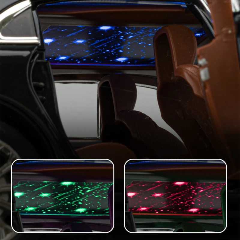 1 24 E-Class E300 L Alloy Car Model Simulation Die Casting Metal Car Model Sound and Lighting Series Childrens Toy Gifts X241209