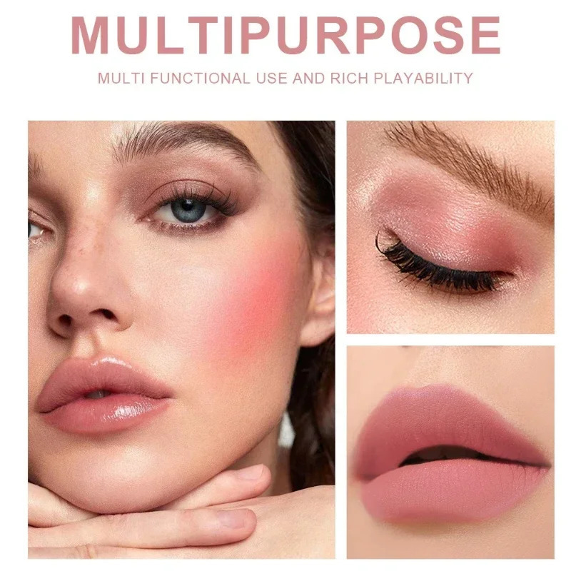 8 Colors Liquid Blush Waterproof Sweatproof Brighten Cheeks Rouge Nude Color Matte Contouring Powder Blusher Liquid Face Makeup 241209