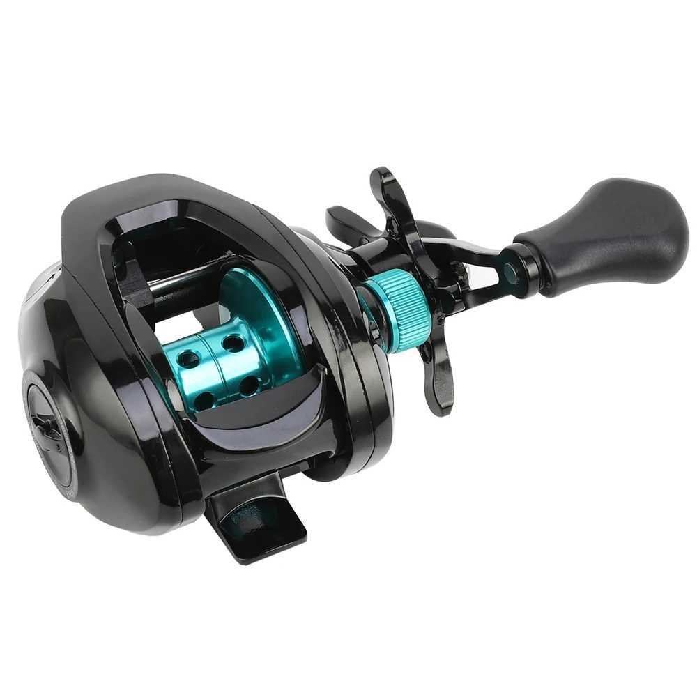 1PCS Green ft/Right hand 8KG Max Drag Fishing Reel For Bass in ocean environment Fishing Wheel Baitcasting Reel fishing toolsXJ241209