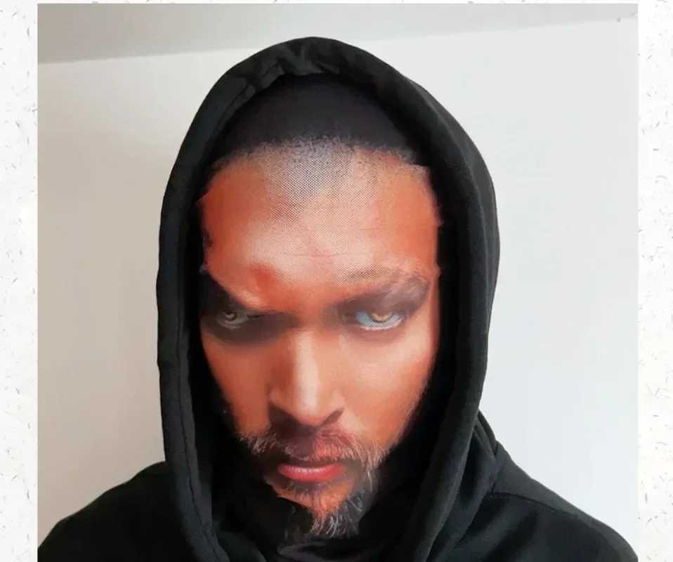 3pcsNew 3D Printed Funny Headgear Elastic Mesh Full Face Mask for Men Women Cosplay Headwear Hip Hop Fashion Balaclava Hood HatXJ241209