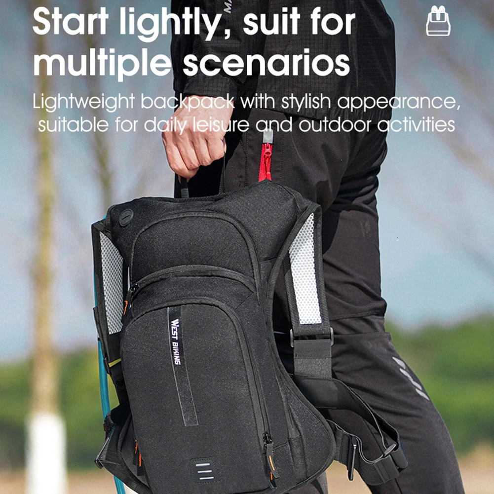 Hydration Backpack Bicycle Bag 10L Lightweight Hiking Backpack For Outdoor Hiking Climbing Running Cycling Biking Backpack 241209