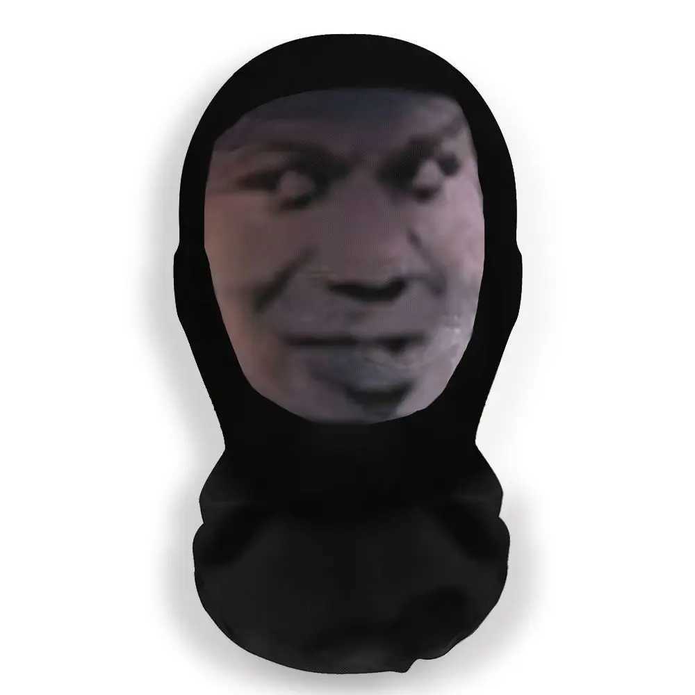 3pcs3D Funny Full Face Mask Expression Pack Mask Funny Headgear Mesh Mask Breathable Funny Headgear Elastic Mesh Full Face MaskXJ241209