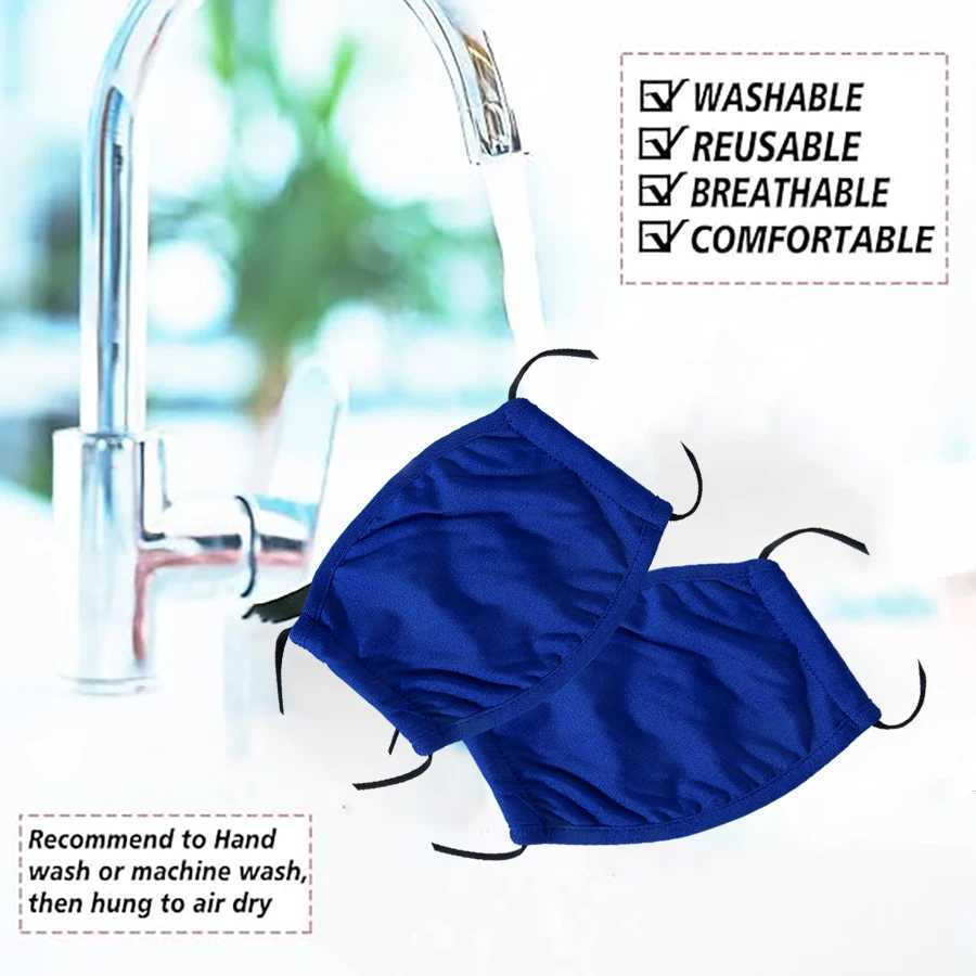 3pcs1pc Cotton Face Mask Washable Reusable Breathable Mask with Adjustable Ear Loops Fashionable Comfortable Casual StyleXJ241209