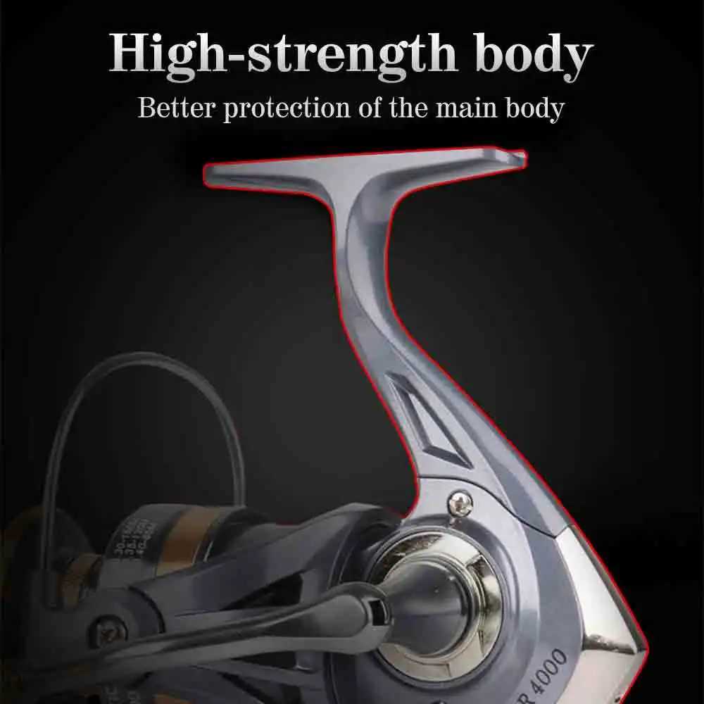 DKIO AR2000-7000 Series Fishing Reel 5.2 1 Gear Ratio Max Drag Power 12kg Metal Spool Spinning Reel for Fishing AccoriesXJ241209