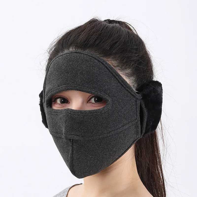 3pcsWinter Windproof Face Cover Ear Protection Outdoor Cycling Ski Warm Mask Breathable Motorcycle Face Warmer For Men WomenXJ241209