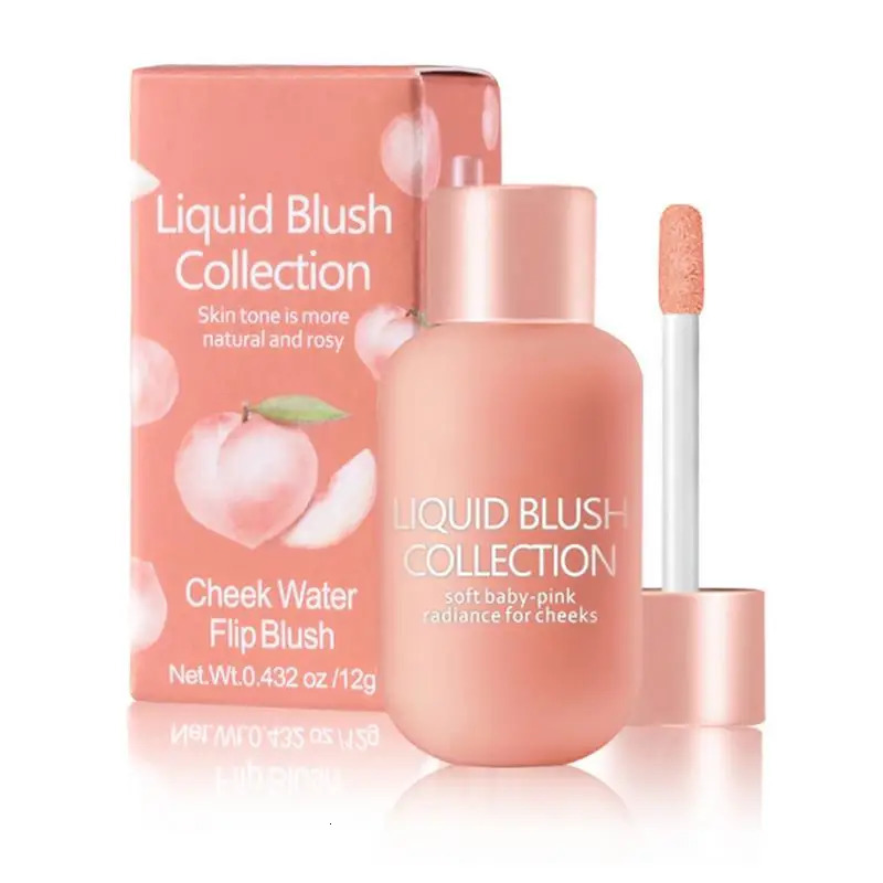 Liquid Cheek Blush Facial Nourishing Blusher Gel Cream Multi-purpose For Eyes Lips Makeup Blush Stick Cosmetics 241209