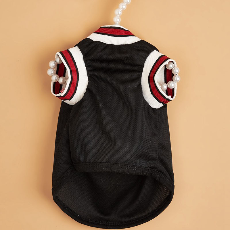 Mesh Breathable Dog Clothes Schnauzer Teddy Sport Large Dog Jersey Basketball Clothing Puppy T-Shirts Summer Pet Cat Shirts