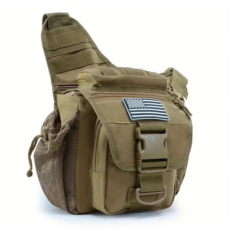 Outdoor Tactical Backpack Saddle Bag Single Shoulder Straddle Bag Outdoor Travel Tactical Fanny Pack for Cycling Pography 241209