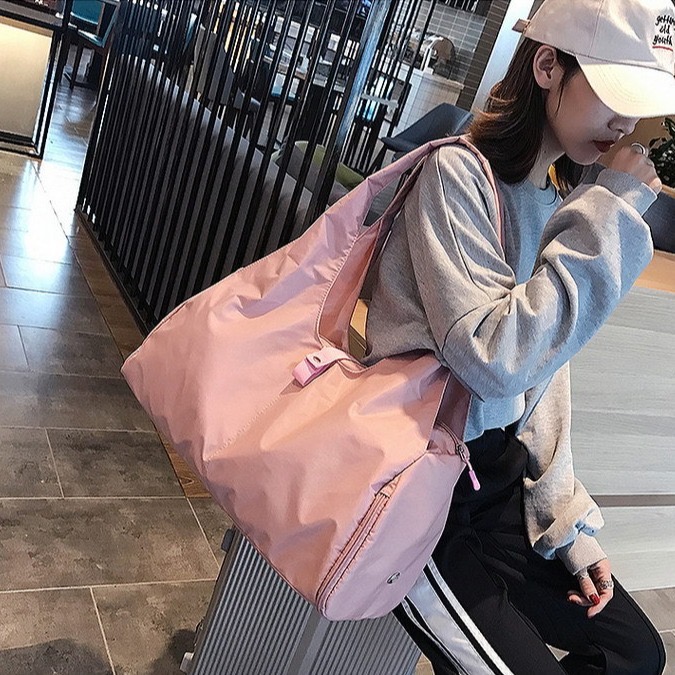 2025 new Fiess yoga lightweight Oxford cloth shoulder crossbody bag, large capacity travel bag