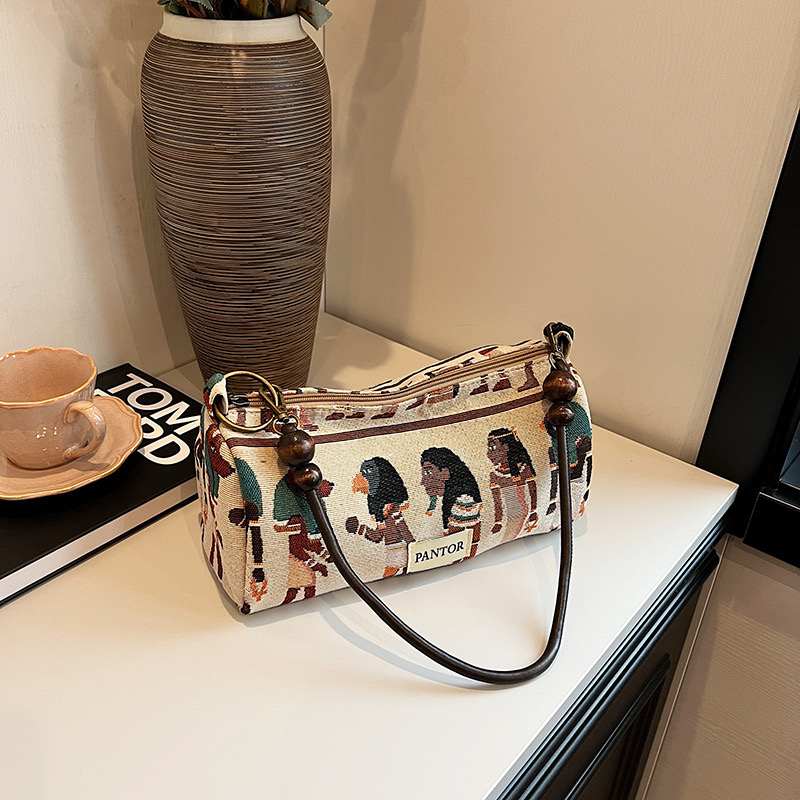 Tribal Personalized Small Fun Pharaoh Handbag Bohemian Style Shoulder Casual Underarm Bag