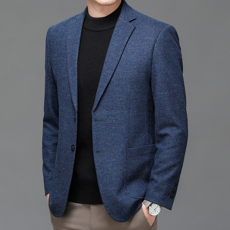 K845 Men's Formal Three-Piece Suit - Large Size Groomsmen Work Clothes Jacket Set