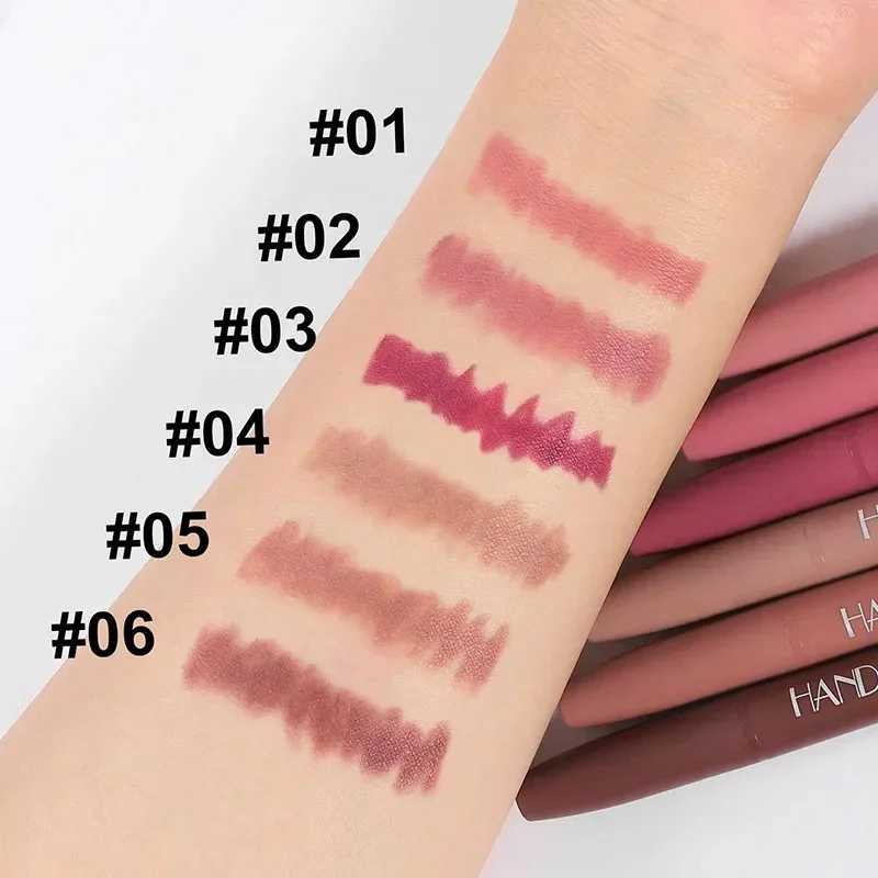 6 Color Lip Liner Pencil Long-lasting Waterproof Matte Lip Pen Natural High Pigmented Lipstick Pencil Lip Contouring CosmeticXJ241209