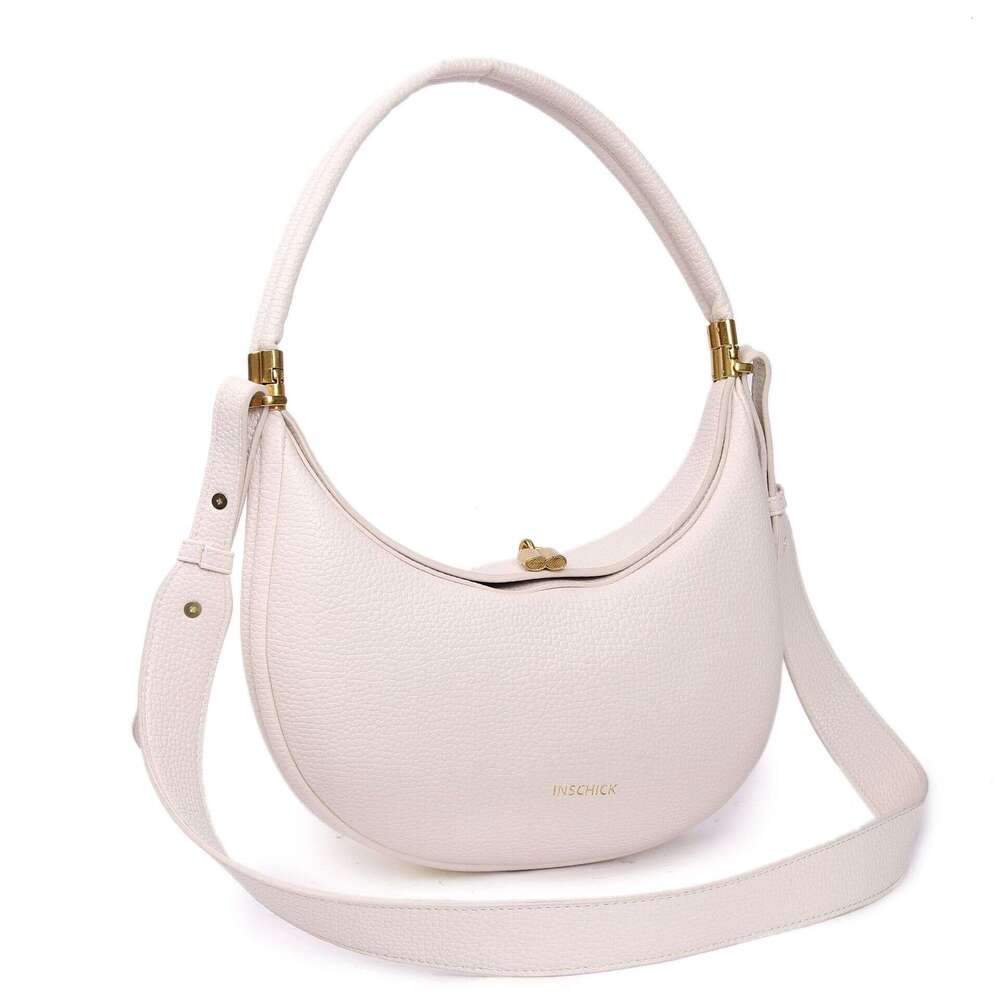 Advanced crescent armpit bag, pine moon series, versatile commuting handbag, designer's new autumn and winter women's bag