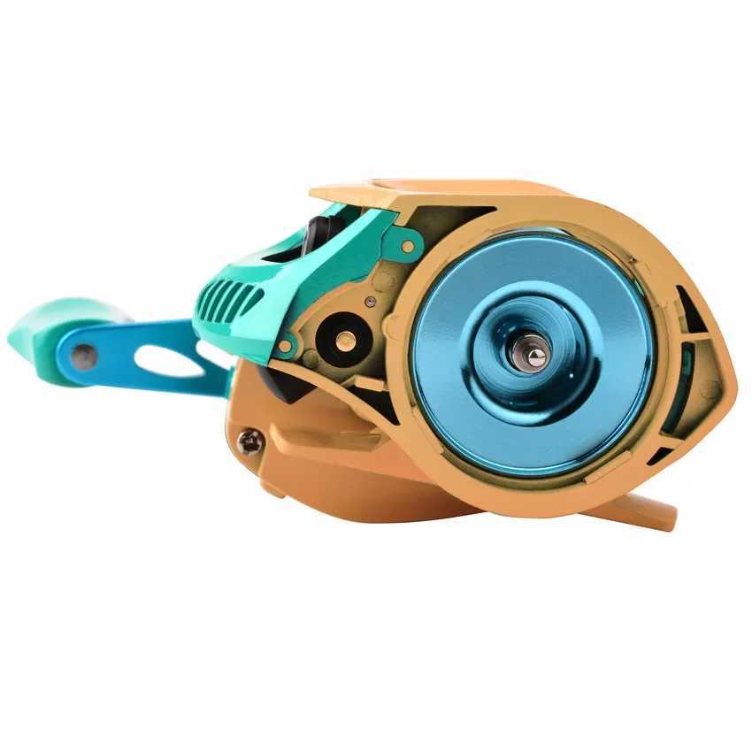 Baitcasting Fishing Reels Gear Ratio 7.2 1 High Speed Fishing Reel ft Right Hand Brake Syst 8kg Drag Wheel Bait Casting ReelXJ241209
