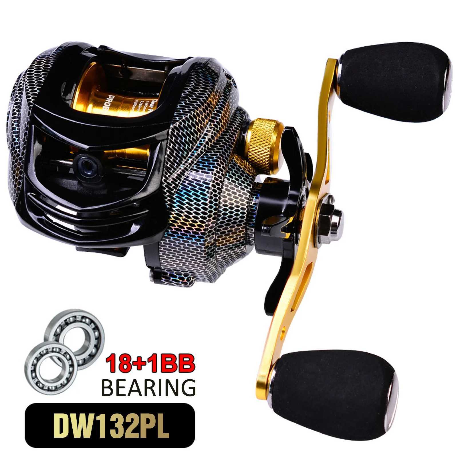 PROBEROS 18+1 BB Bearing Fishing Baitcast Reel High Speed 7.2 1 Fishing Reel Bait Cast Wheel ft/Right Hand Fishing AccoriesXJ241209