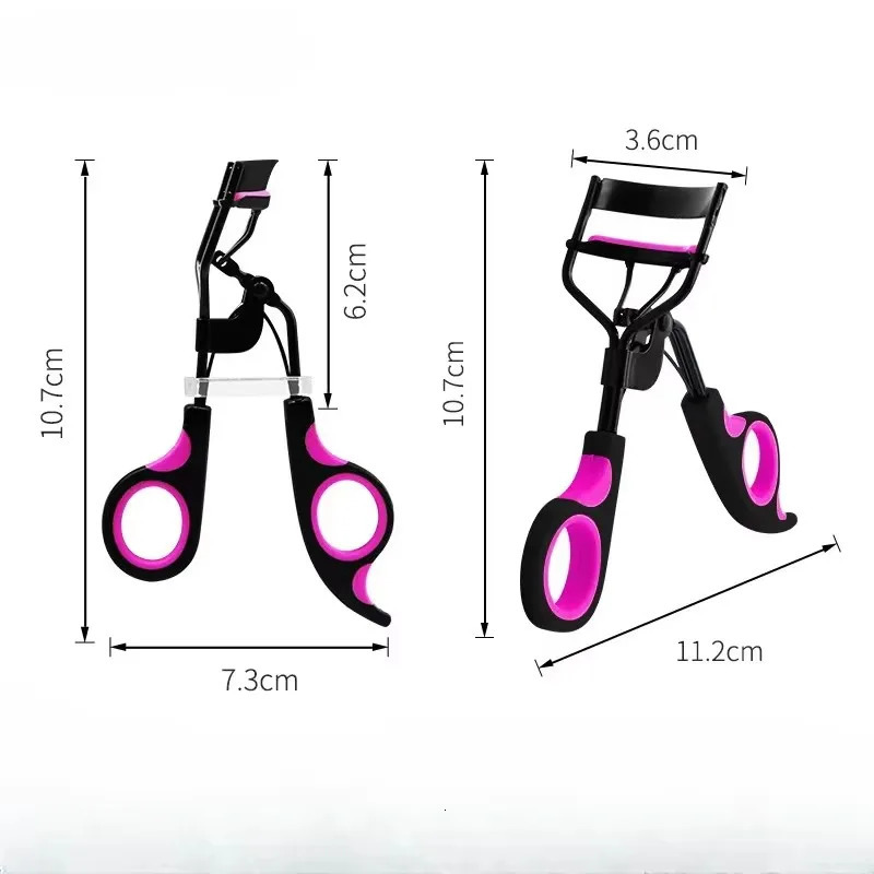 Eyelash Curler with 10pcs Replacement Pads Women Professional Eyelashes Curling Tweezers Clips Lasting Eyes Makeup Beauty Tools 241209