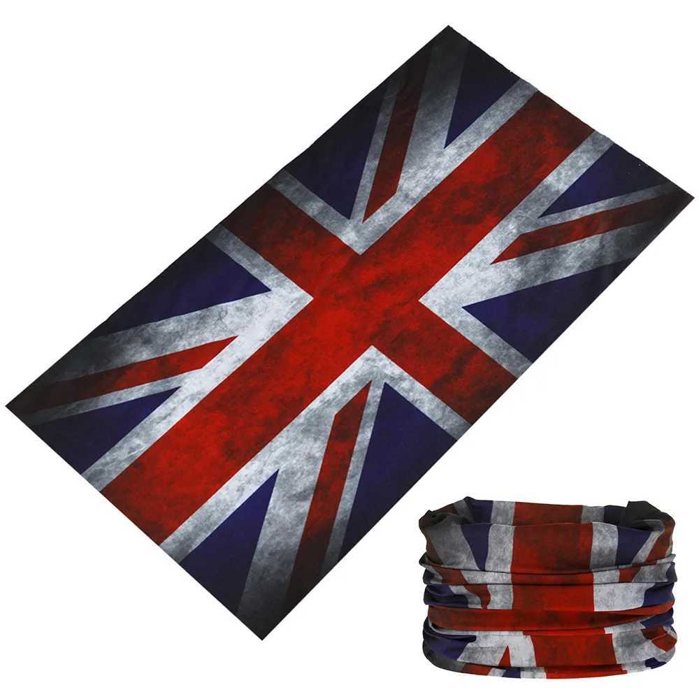 3pcs14 Styles Vintage Flag Design Cycling Bandana Multi Use Unisex Outdoor Sports Face Mask Tube Balaclava Neck ScarfXJ241209