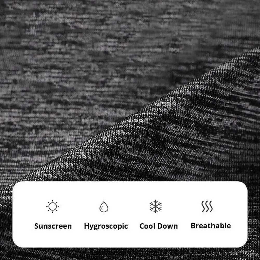 3pcsIce Silk Half Face Mask Waterproof Riding Bandanas Camping Climbing Sunscreen Turban Magic Veil Scarves OutdoorXJ241209