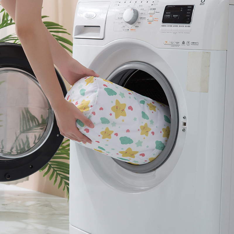 Heat transfer printing full page printing laundry bag washing machine special anti deformation fine mesh bag mesh bag underwear care bag customization