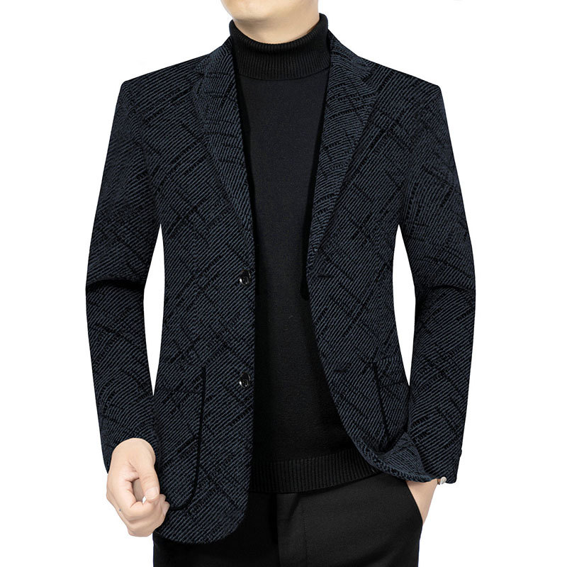 K773 Men's Three-Piece Formal Suit - Large Size Professional Wear for Groomsmen & Work
