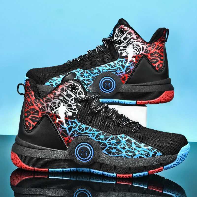 Childrens basketball shoes fashionable boys basketball shoes top-level basketball sports shoes boys lightweight sports shoes childrens training shoes 
