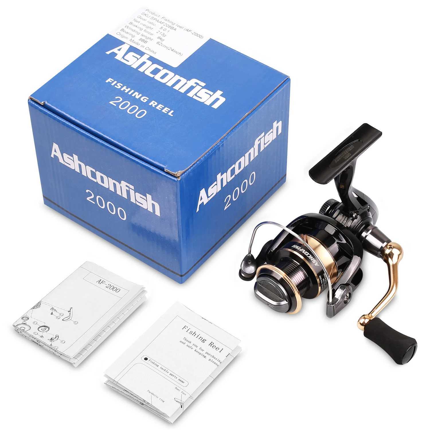 High Quality Fishing Reel Metallic CNC Spool 12KG Max Drag 12BB 1000H-5000H ft/Right Hand Spinning Fishing Reel AshconfishXJ241209