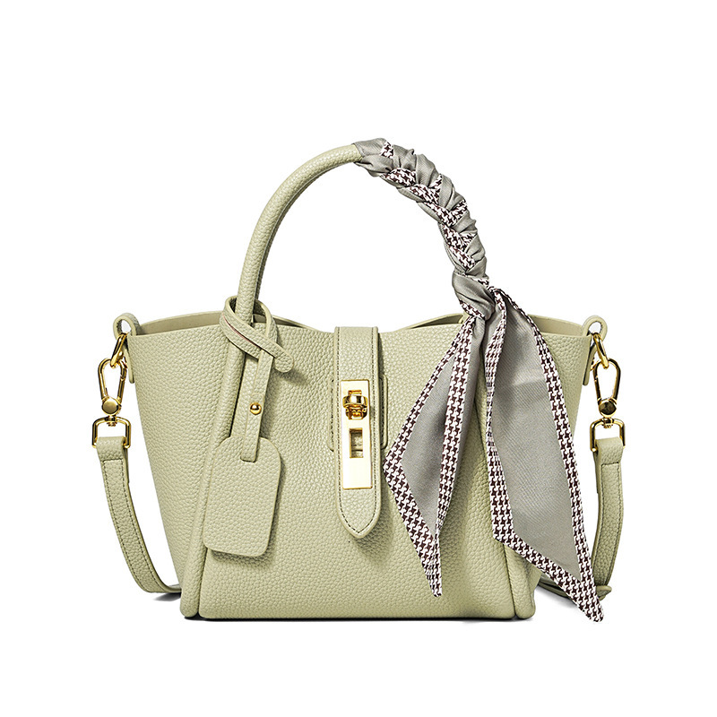 Shoulder Bags High grade commuting versatile single shoulder crossbody women leather vegetable basket hand-held bucket tote bag for women
