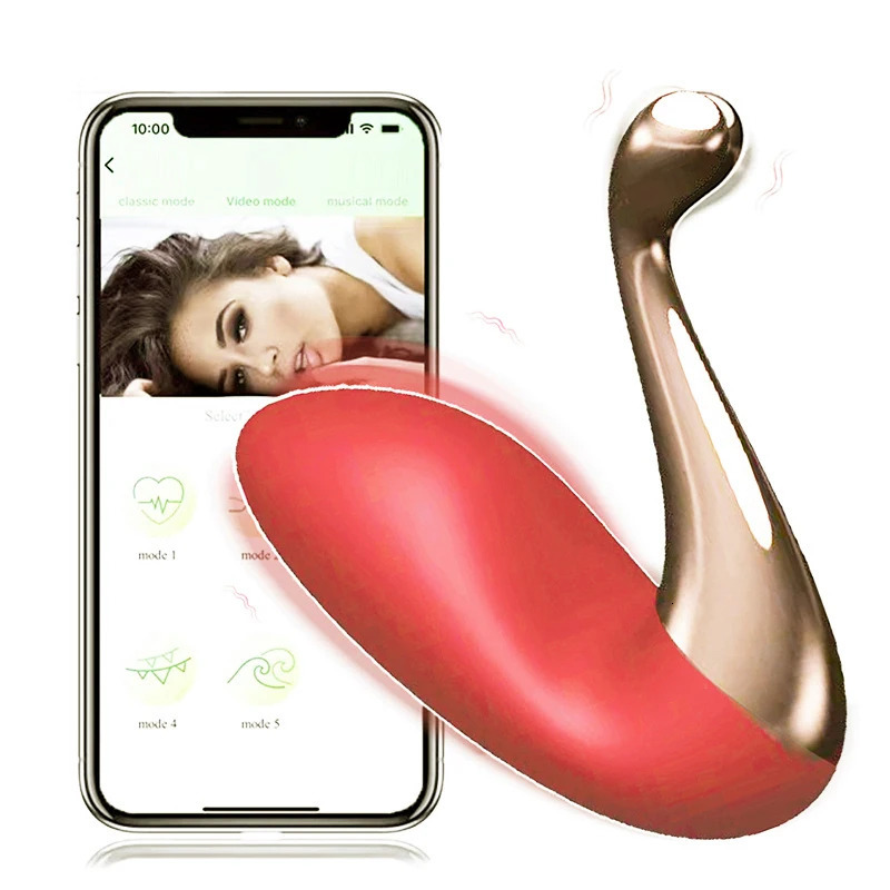 SUNFOO APP Wearable Vibrators Wireless Bluetooth APP Controlled Dildo Vibrating Egg G-Spot Massager Vaginal Stimulator Sex Toys 241209