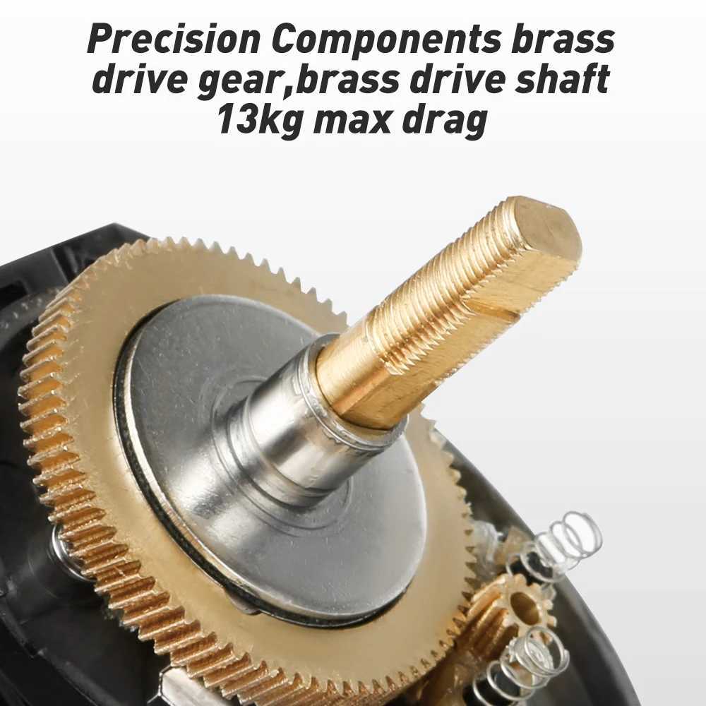 JOHNCOO Fishing reel MT200 Bait Casting Reel Big Game 13kg Max Drag jigging Fishing Reel 11+1 BB 7.1 1 Baitcasting reelXJ241209