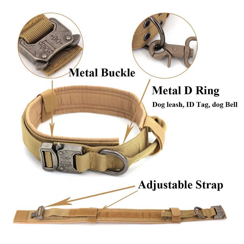 Large Dog Harness And Leash Set Pet German Shepherd Malinois Training Walking Vest Dog Harness And Collar For Medium Large DogsXJ241206