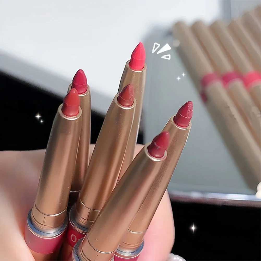 Waterproof Auto Lip Liner Pencil Long Lasting Smooth Application Mechanical Lip Liner Pencil Makeup for WomenXJ241209