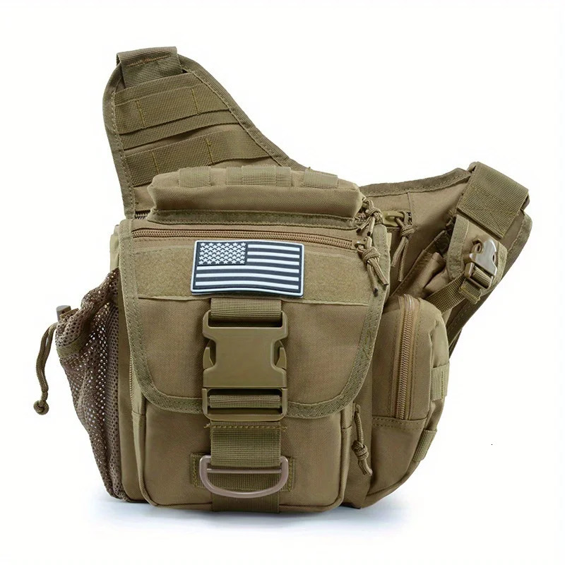 Outdoor Tactical Backpack Saddle Bag Single Shoulder Straddle Bag Outdoor Travel Tactical Fanny Pack for Cycling Pography 241209
