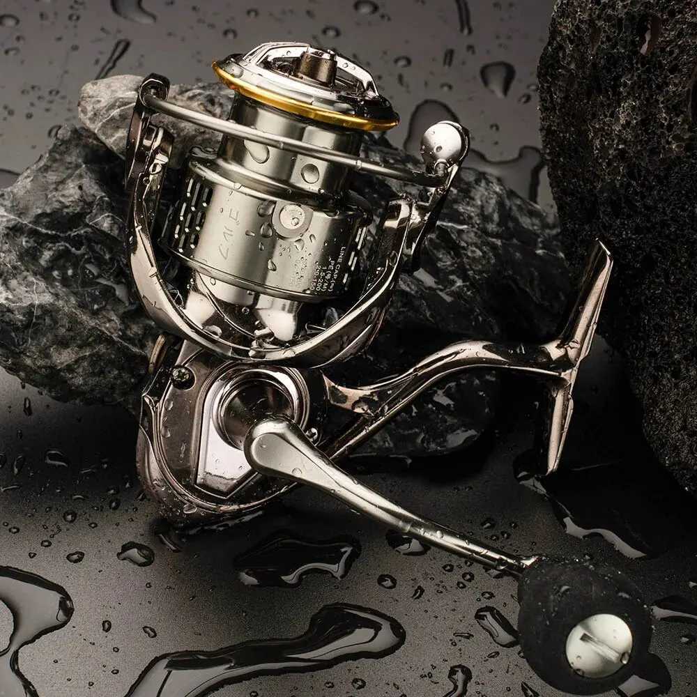 Johncoo Anti Corrosion Treatment Spinning Fishing Reel Caon Washer Drag 10Bb Saltwater Spinning Reel Metal BodyXJ241209