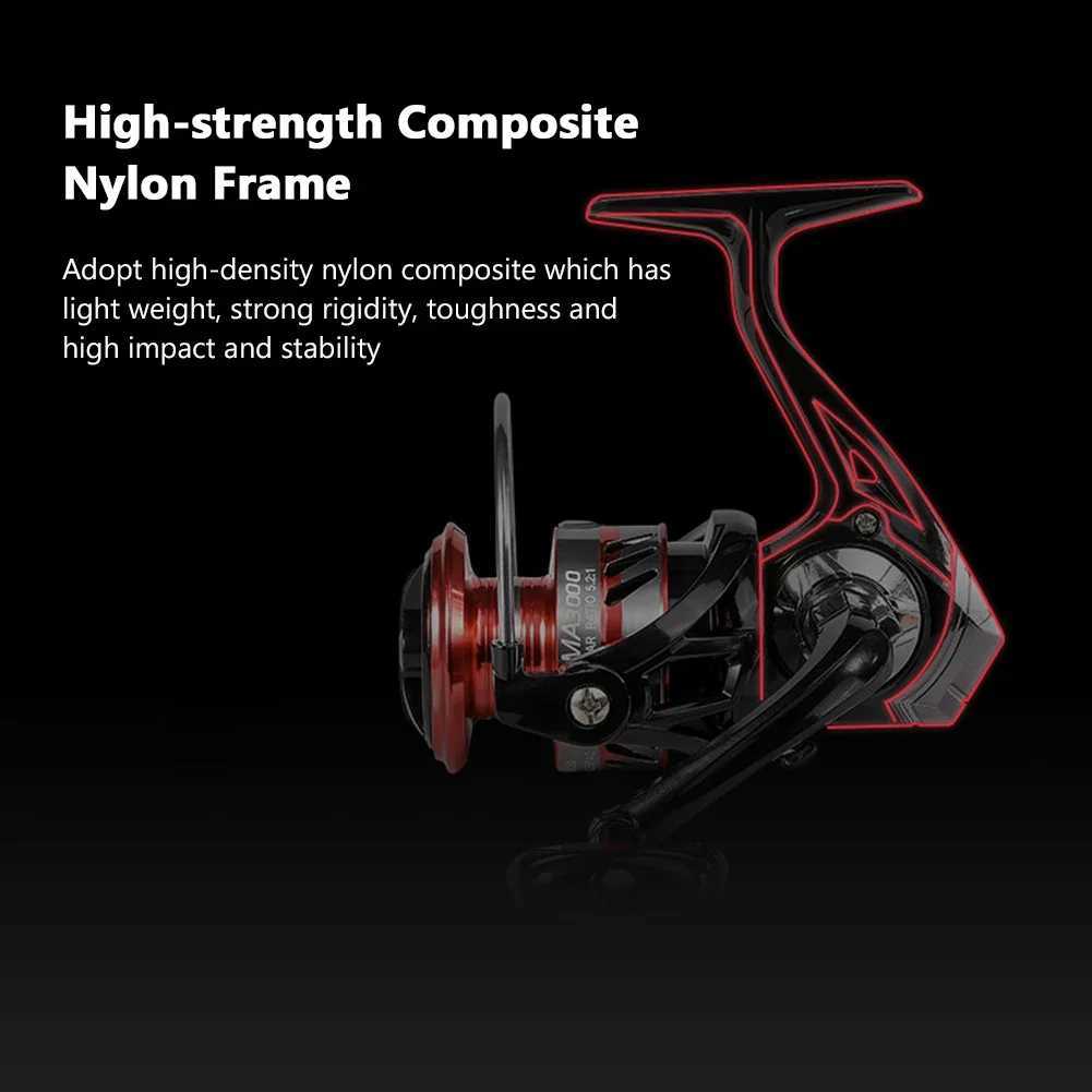 2000-7000 Spinning Reel Light Weight Ultra Smooth Powerful Fishing Reel Metal Spool Carp Fishing Reel Fishing TackXJ241209