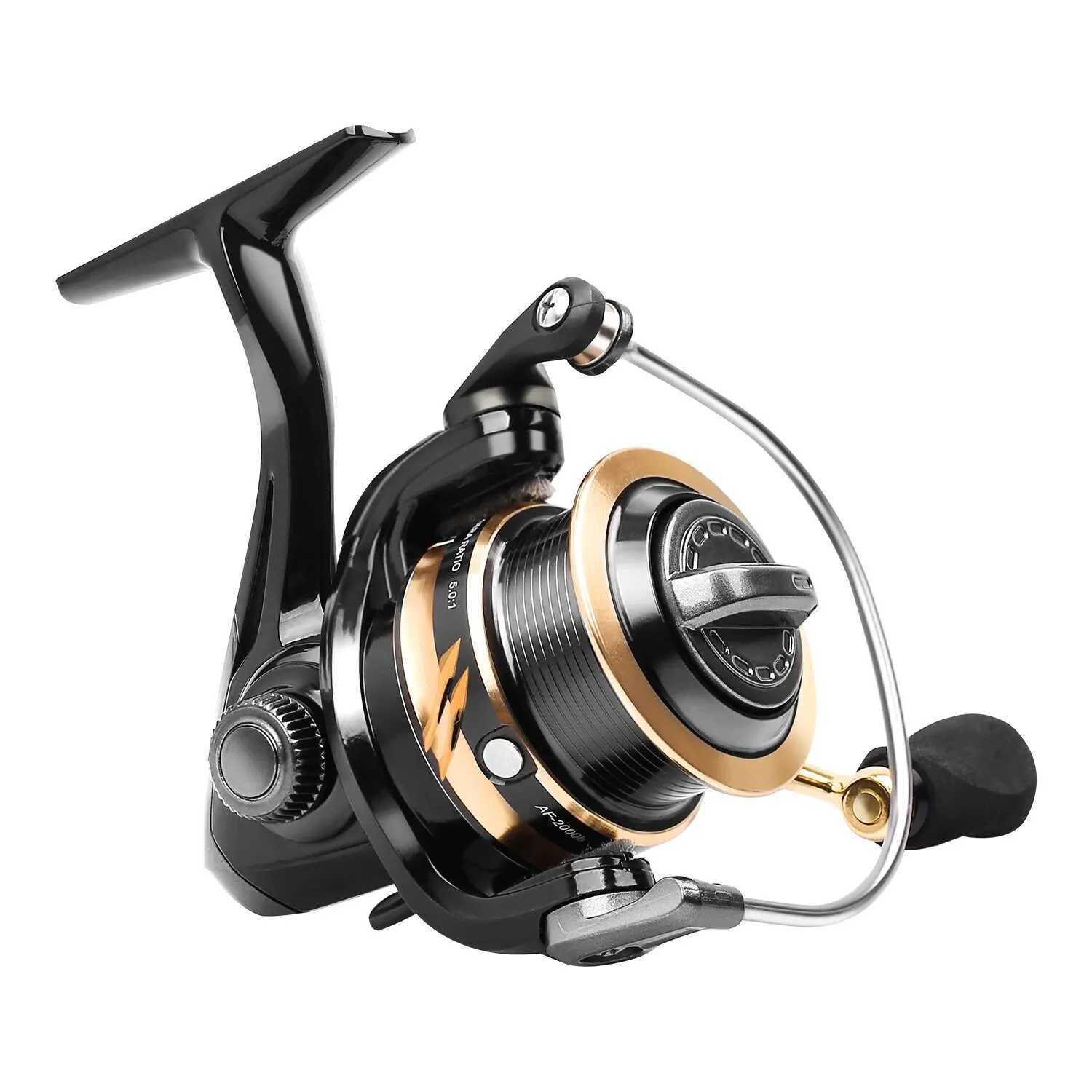 High Quality Fishing Reel Metallic CNC Spool 12KG Max Drag 12BB 1000H-5000H ft/Right Hand Spinning Fishing Reel AshconfishXJ241209