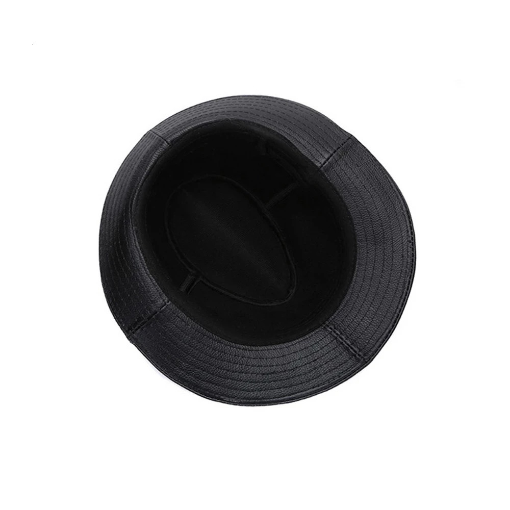 autumn winter warm denim 100% real denim leather hat mens real denim leather hat mens fashion hat 241205