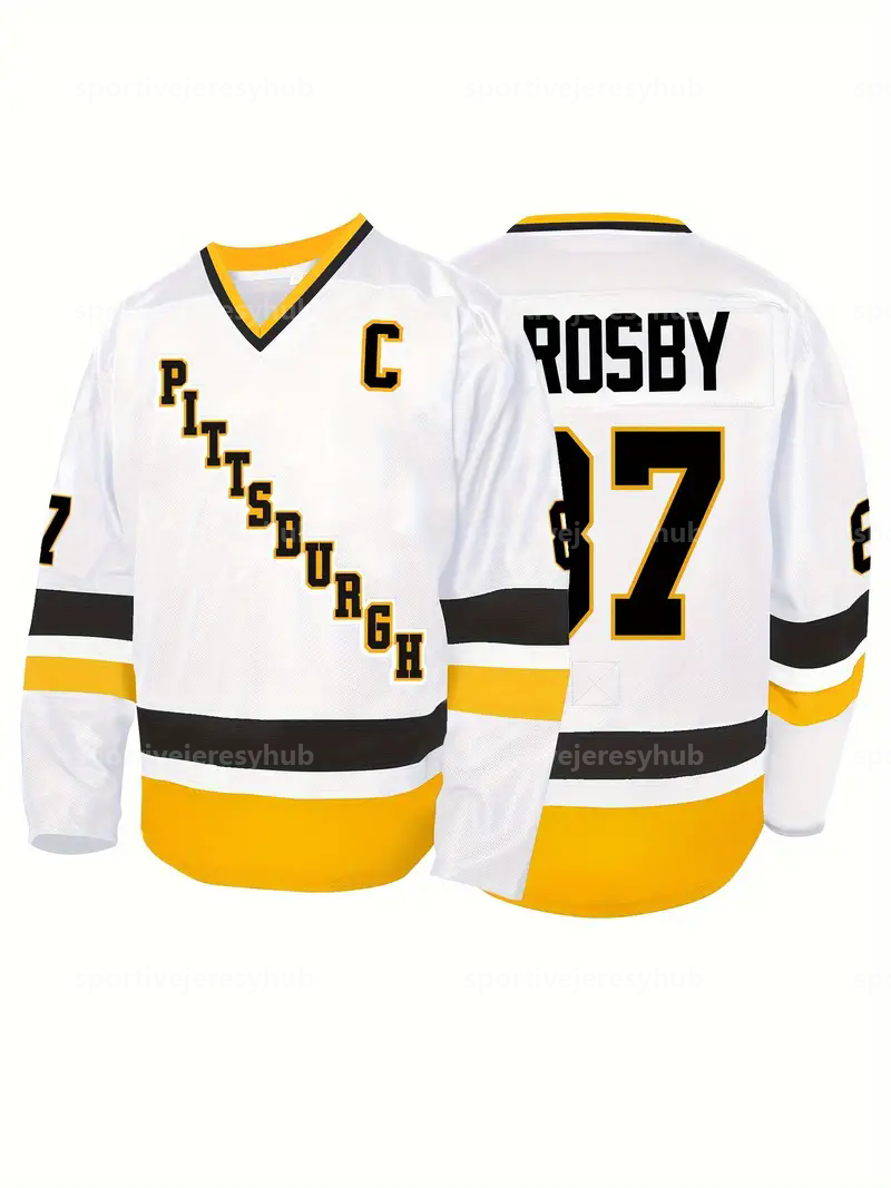 Crosby Custom Mens/Youth Ice Hockey Jeresys Lemieux Letang Rust Malkin Jarry Guentzel Rakell Stitched Any Name Any Number 2025 Winter Classic Jersey