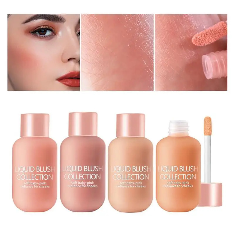 Liquid Cheek Blush Facial Nourishing Blusher Gel Cream Multi-purpose For Eyes Lips Makeup Blush Stick Cosmetics 241209